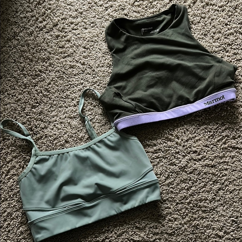 Marmot and Backcountry Sports bra bundle